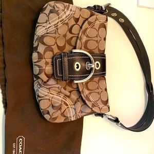 Coach signature purse